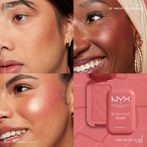 NYX Buttermelt Powder Blush - Feeling Butta