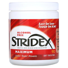 Stridex Maximum Alcohol Free 90 Soft Touch Pads