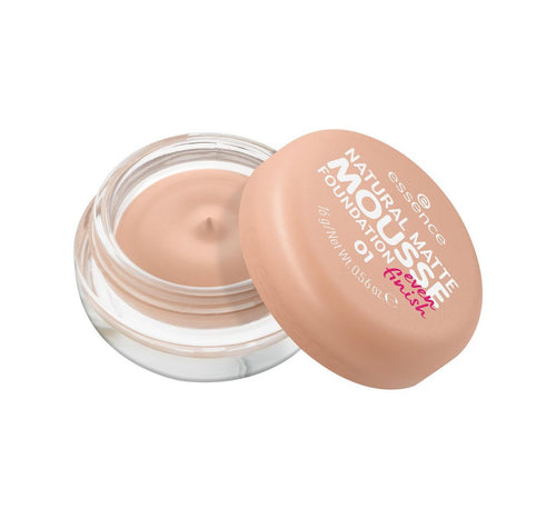 essence NATURAL MATTE MOUSSE FOUNDATION 01